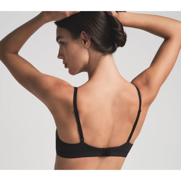 New Skims Fits Everybody Crossover Bralette - Onyx - Size Large - Picture 2 of 8